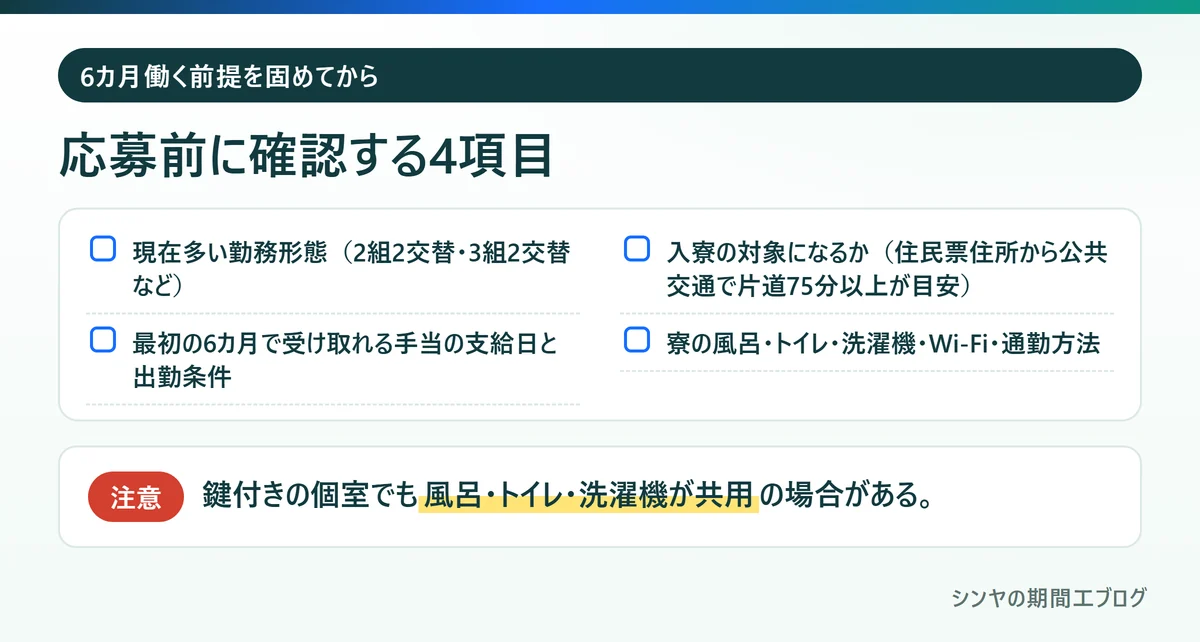デンソー期間工へ応募する前に確認したい4項目